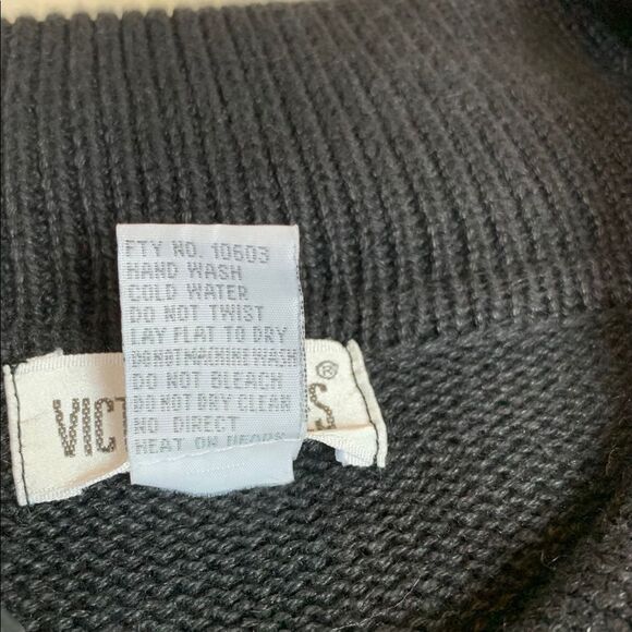 Victoria Jones Vintage Embellished Turquoise Beaded Tunic Sweater - Picture 7 of 12